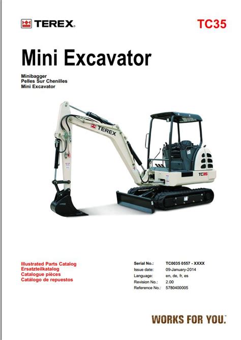 terex mini excavator manual|terex mini excavator parts dealer.